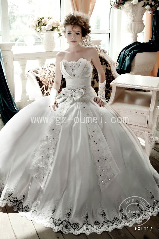 fairy wedding dress gown appliqued organza beads lace mesh bbridal gown