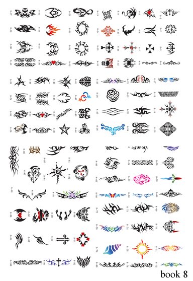 Now we are offering a brand new professional 100 Designs of Tattoo 