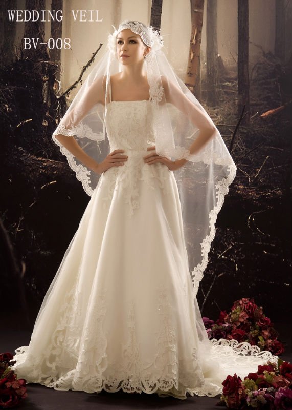 Product Show wedding veil Model NoBV008