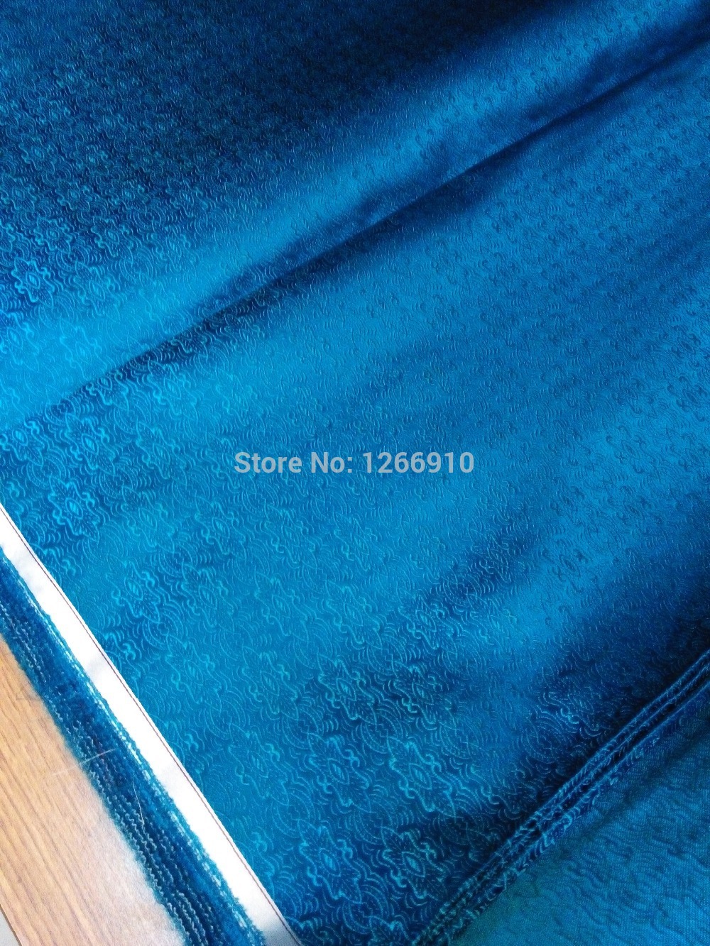 chinese silk brocade fabric cheongsam cushion blu...